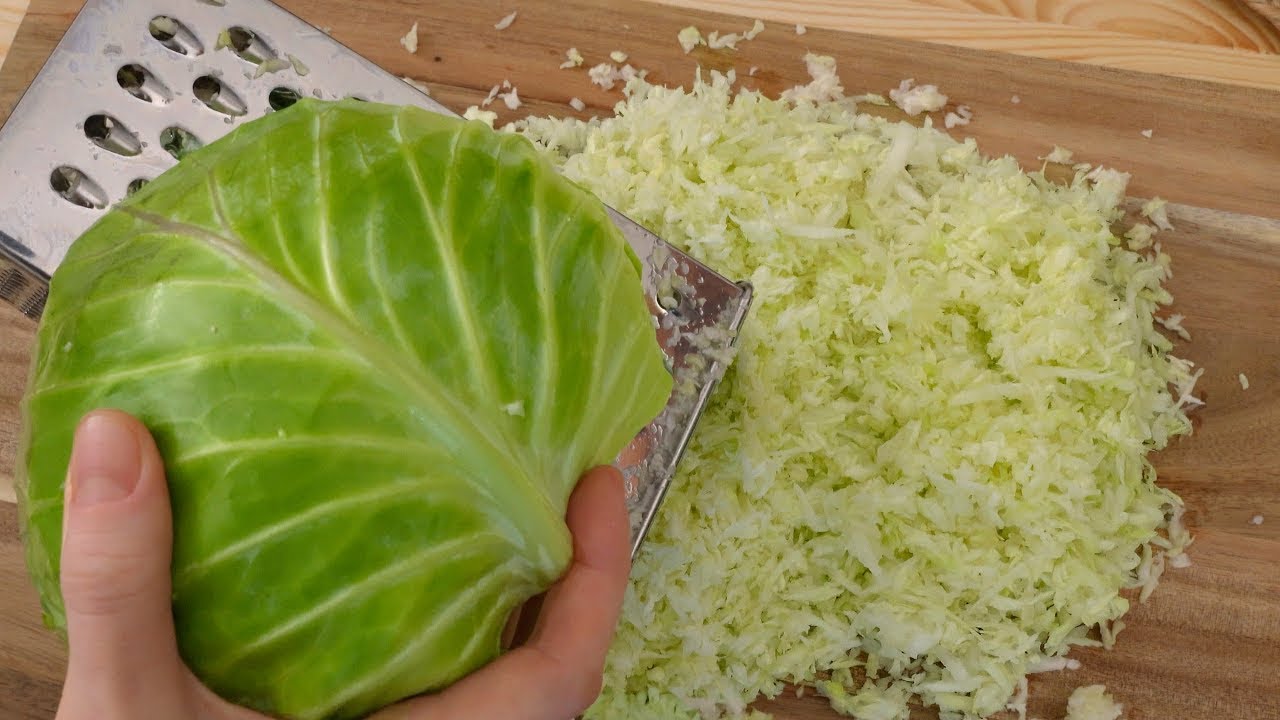 LIVE Cabbage tastes better than meat. Just grate cabbage | …