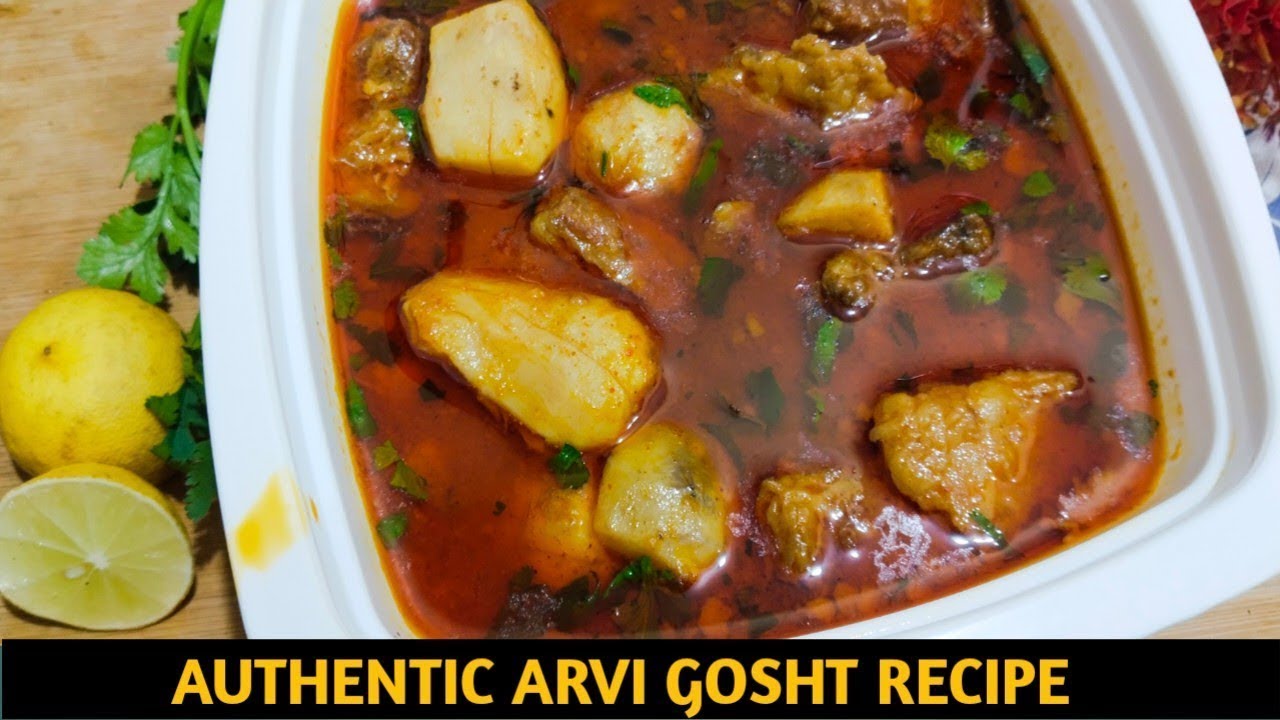 Arvi Gosht ki Secret Recipe | Arbi Gosht Banane ka Tarika |ا…