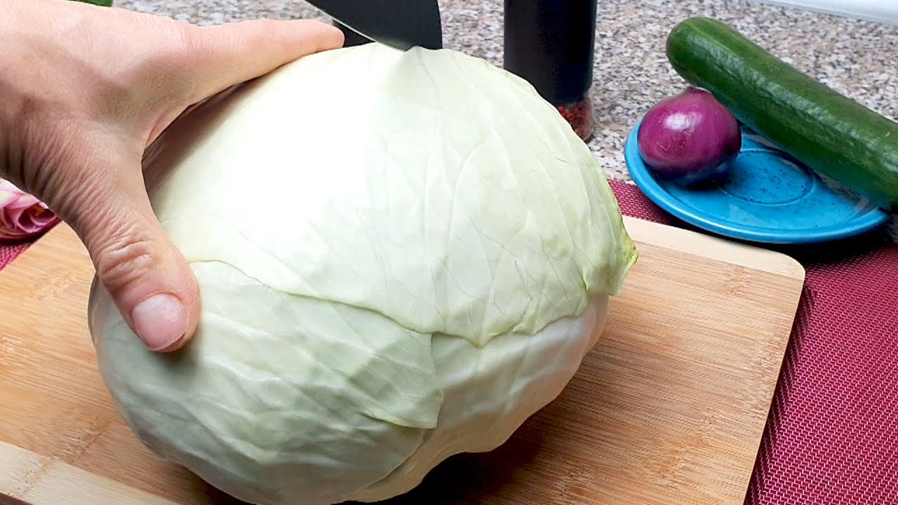 Cabbage with eggs tastes better than meat! A simple, quick a…