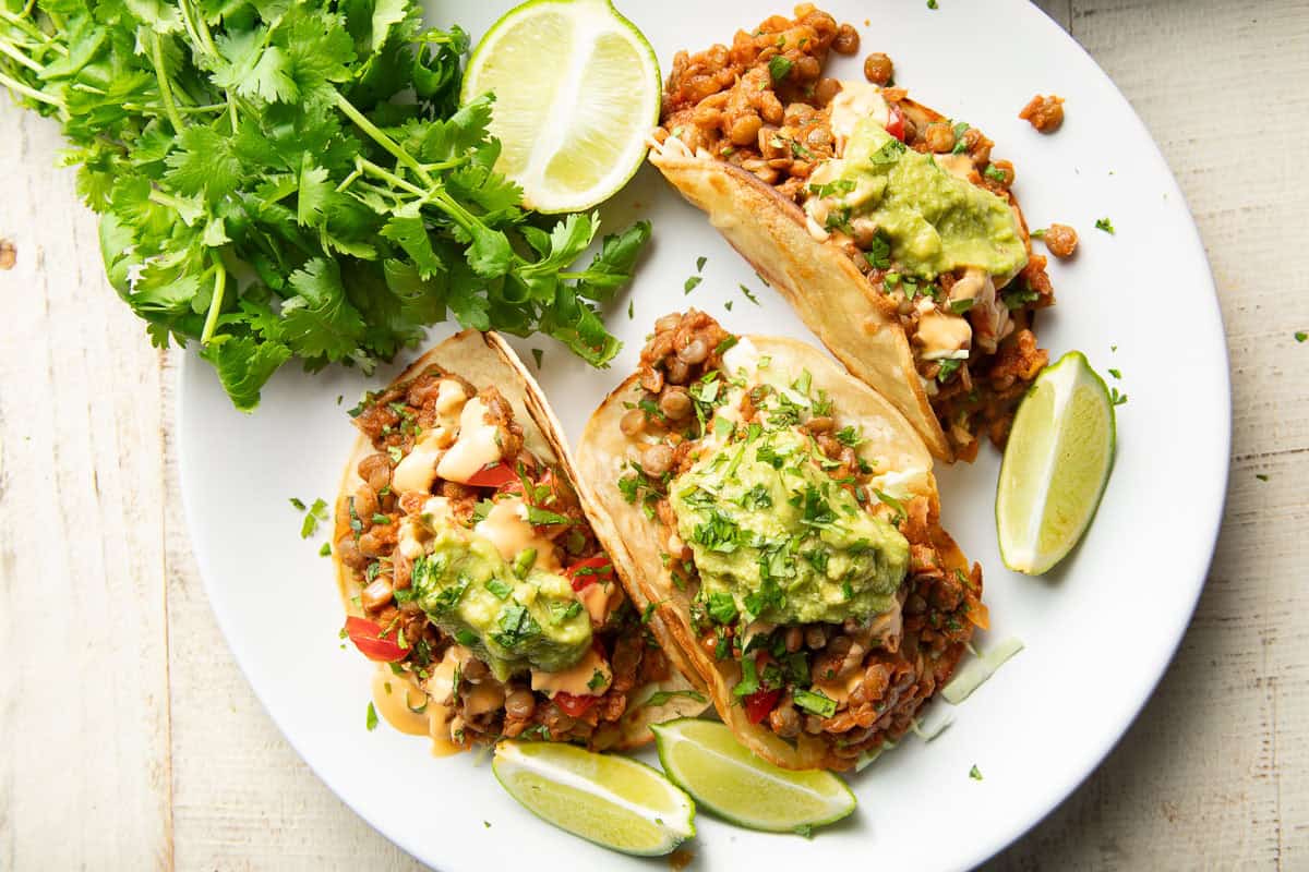 Easy Lentil Tacos – Connoisseurus Veg