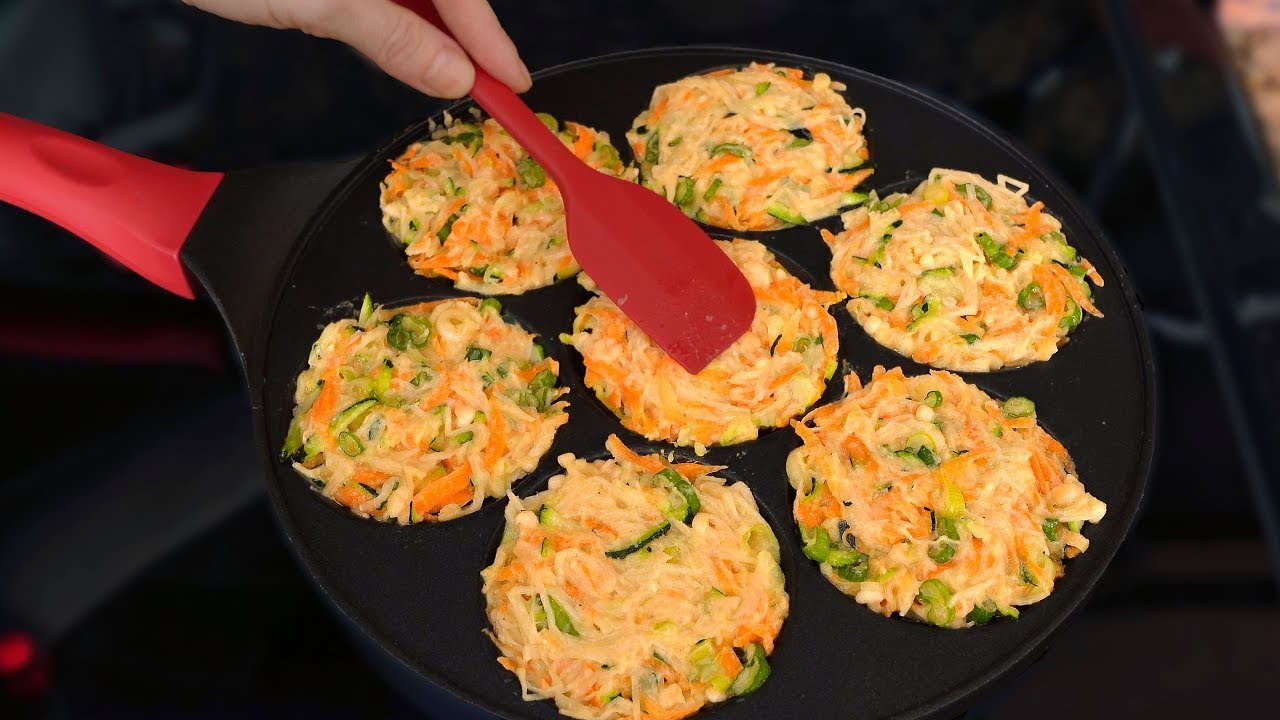 LIVE  The Best Recipe for Homemade vegetable pancakes you n…