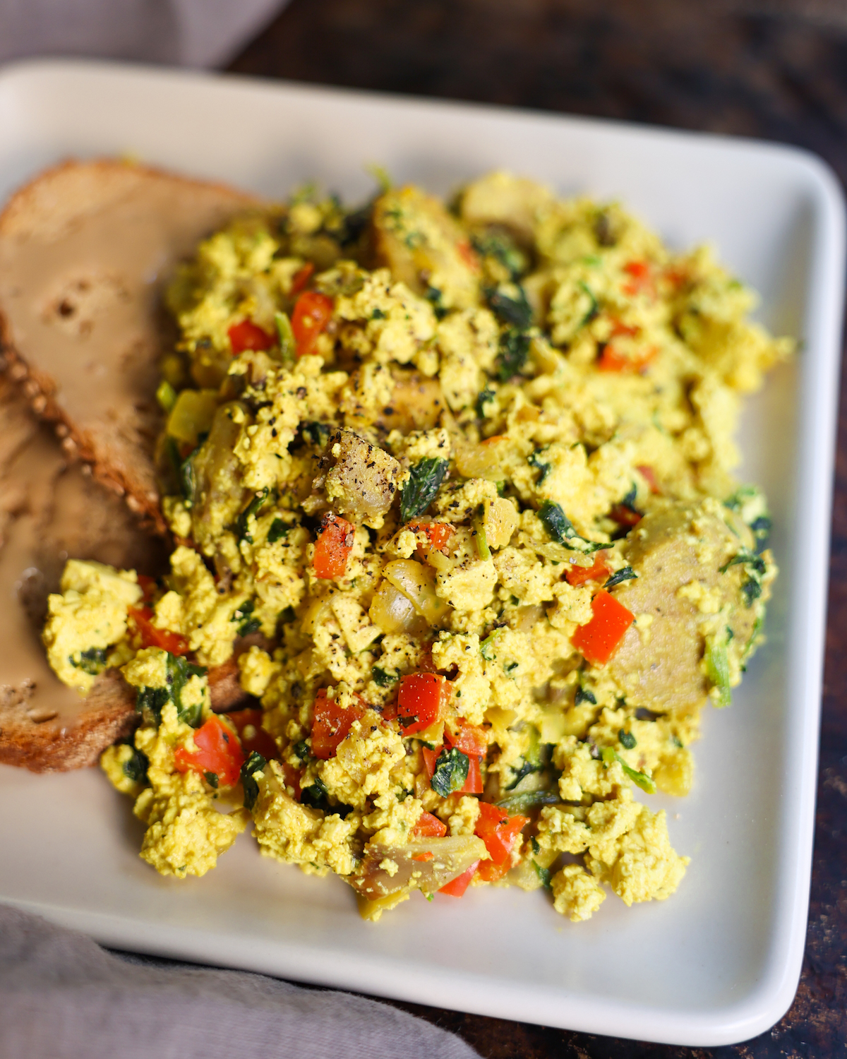 The Best Tofu Scramble –– Filling Vegan Breakfast