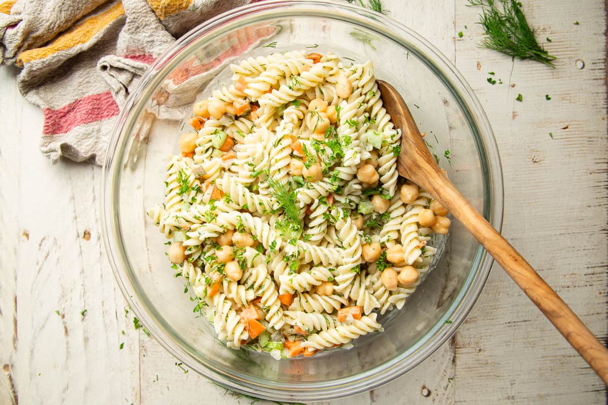 Dill Pickle Pasta Salad – Connoisseurus Veg