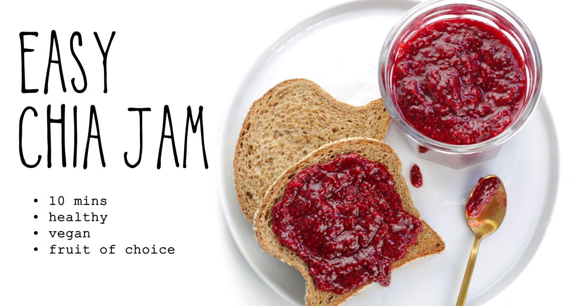 Easy Chia Jam • It Doesn’t Taste Like Chicken