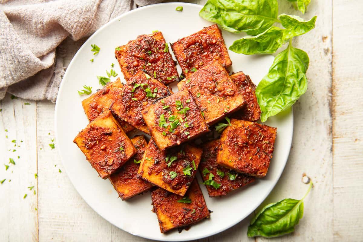 Italian Baked Tofu – Connoisseurus Veg