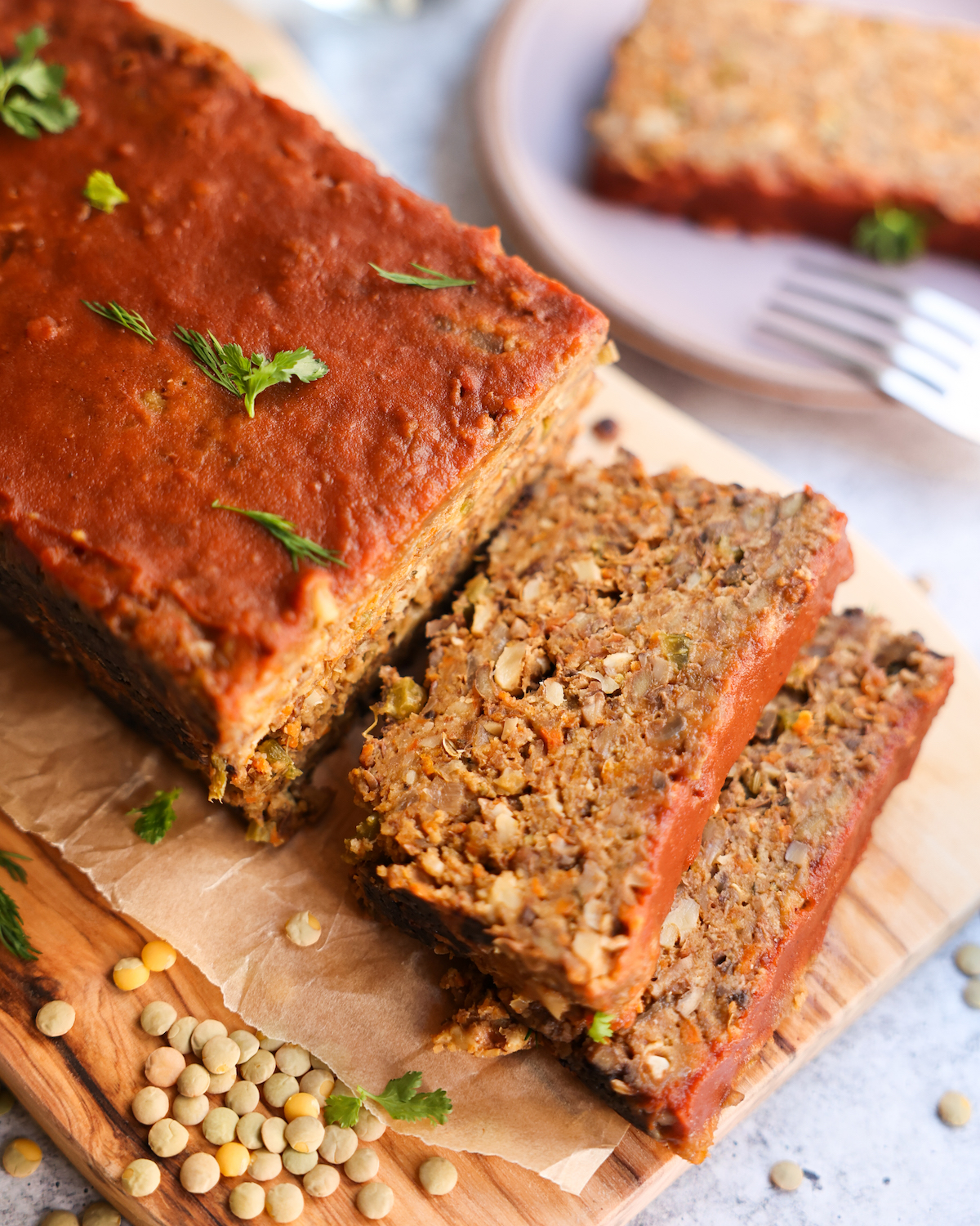 The Best Vegan Lentil Meatloaf