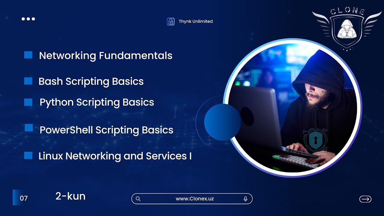 Networking Fundamentals | Bash Scripting Basics | takrorlash…