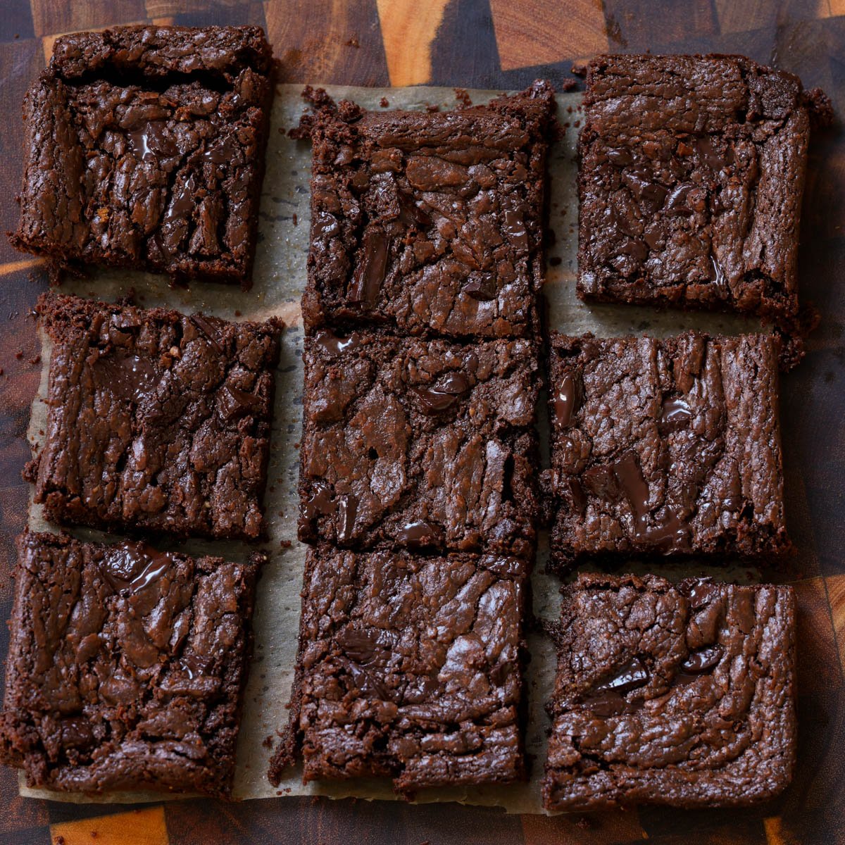 Almond Butter Brownies (1 pan, 6 ingredients)