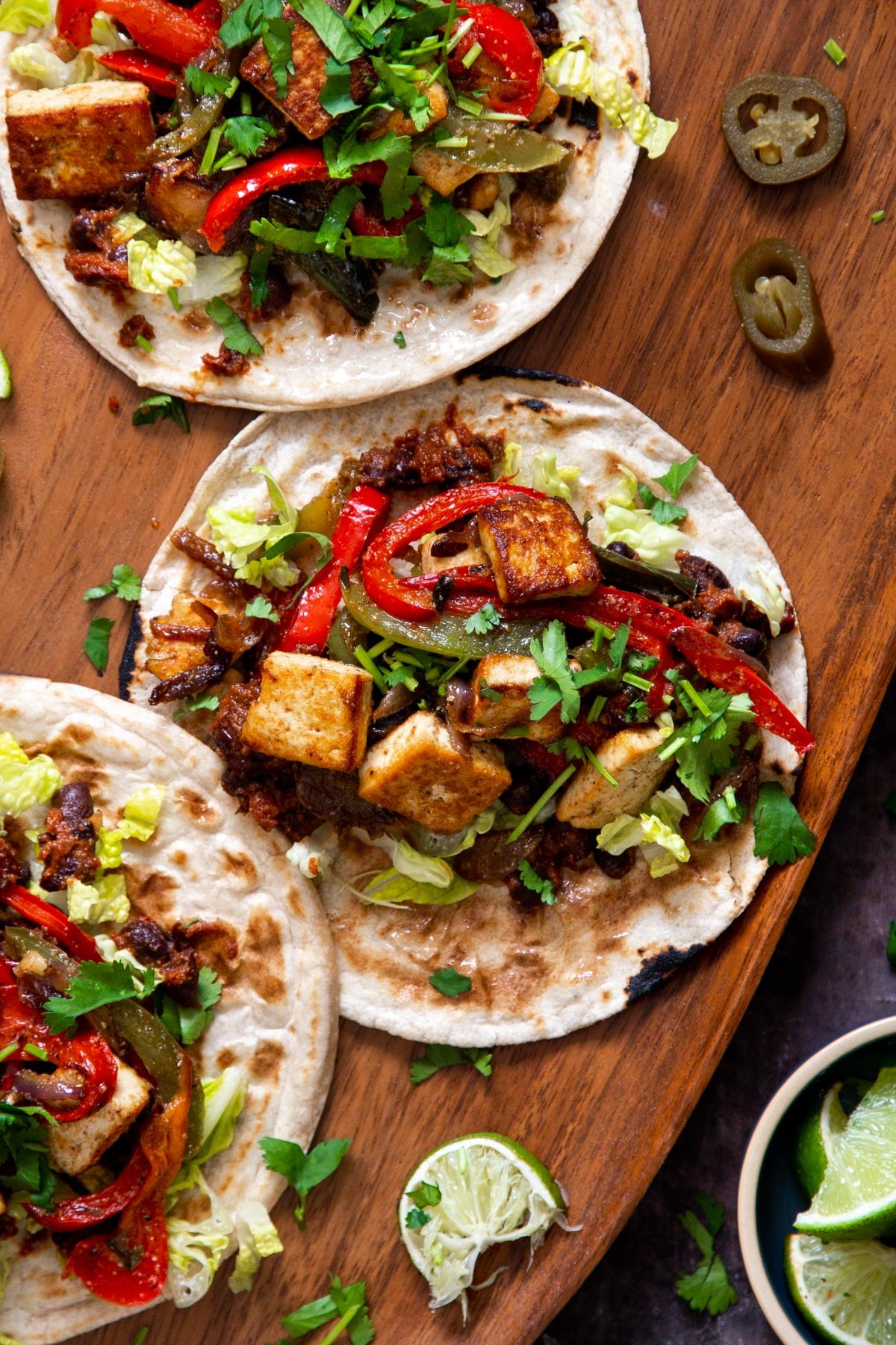 Easy Tofu Tacos (Tex-mex and Indian fusion)