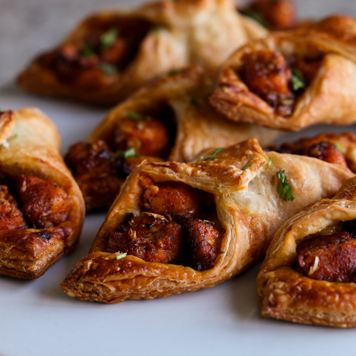 Chilli Garlic Tofu Puff Pastry