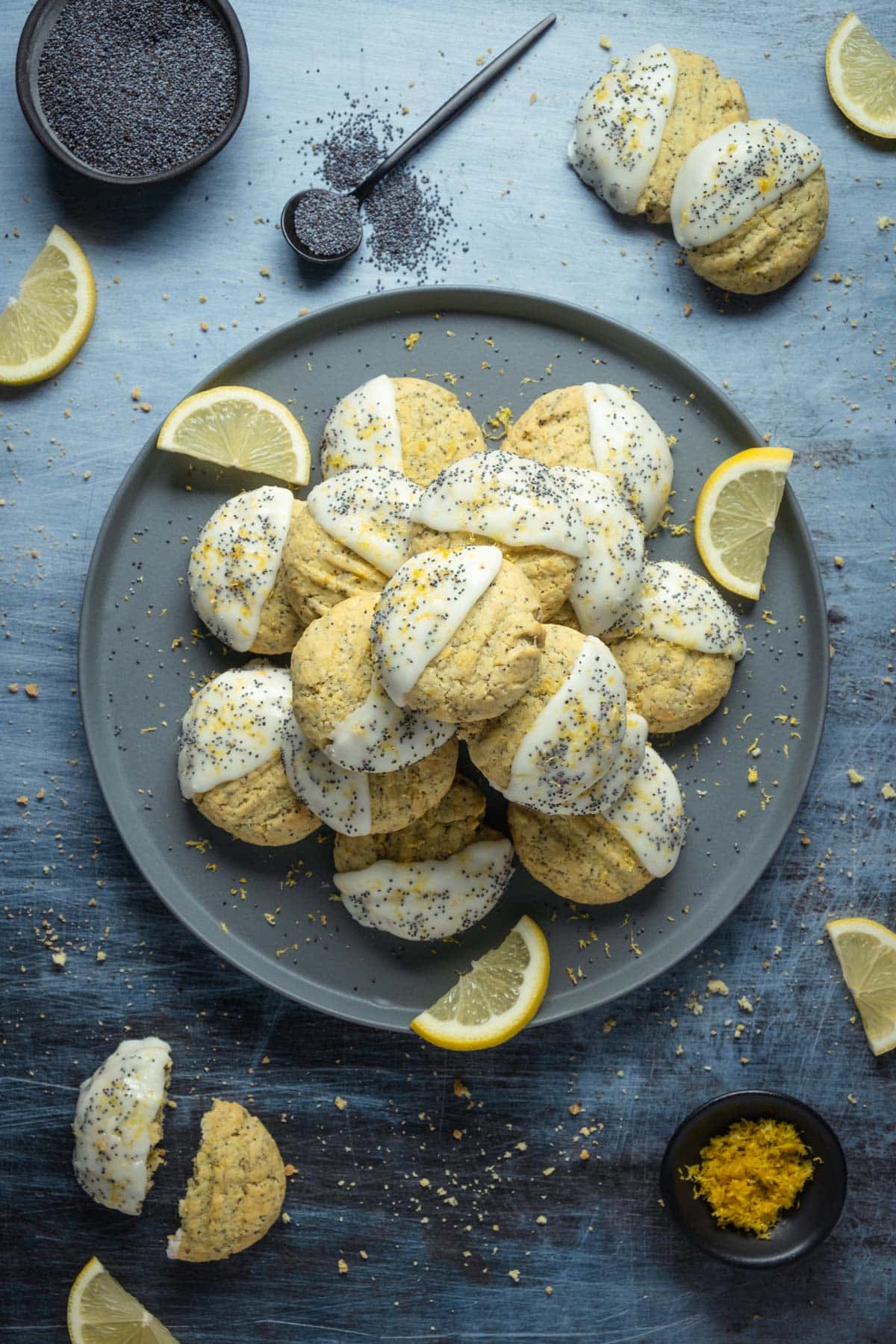 Vegan Lemon Poppy Seed Cookies